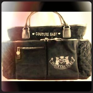 Juicy diaper bag w/ changing pad