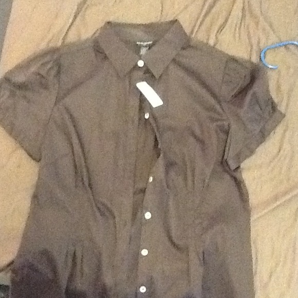 *sold* brown banana republic top!