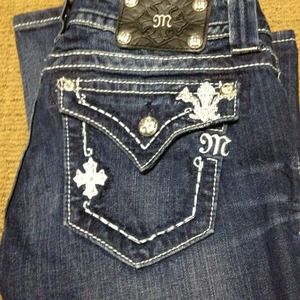 Miss Me bootcut jeans. Worn once!!