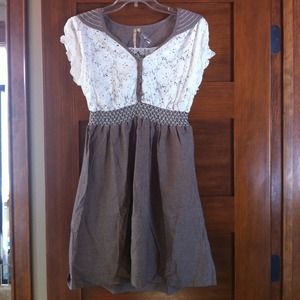 SiSty brown vintage dress anthropology