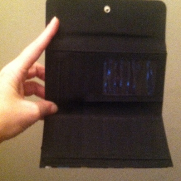 Blue Striped Purse and matching Wallet. - Picture 4 of 4