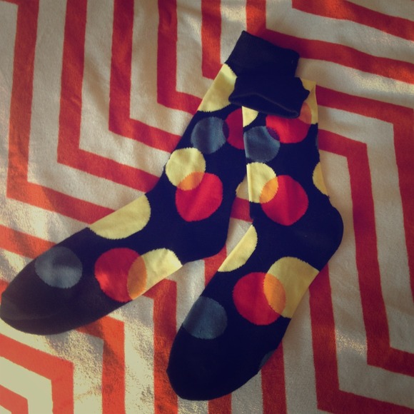 *SOLD* Brand New Geometric Dress Socks