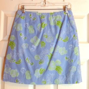 Lilly Pulitzer light blue skirt