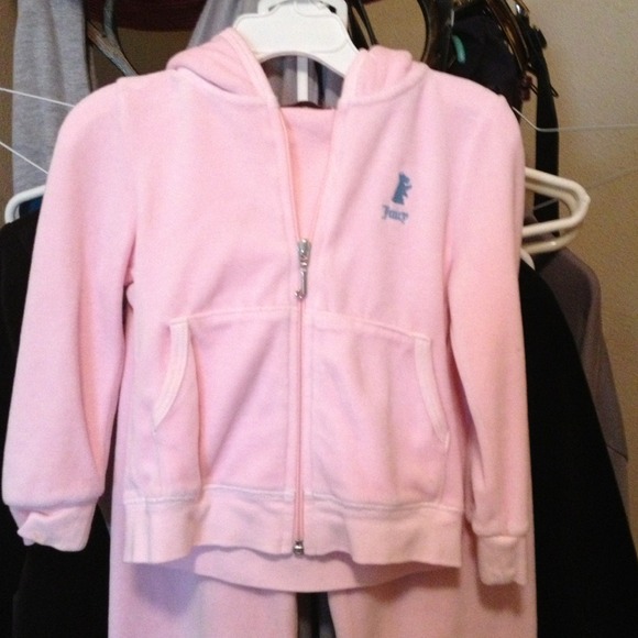 Juicy Couture track suit. Size 3 toddler.