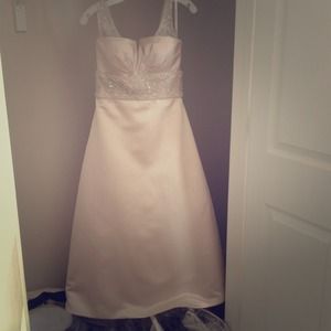 Oleg Cassini Tea Length Wedding dress size 8