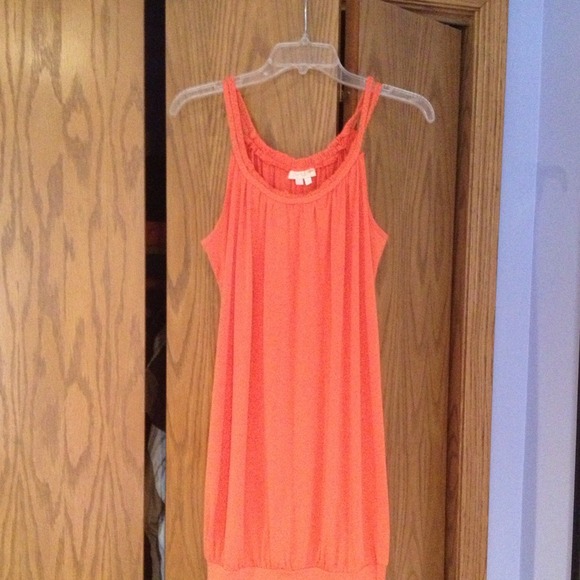 Fun orange dress