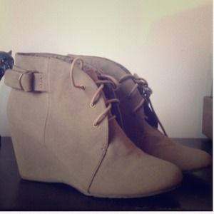 Coconuts Faux Suede Booties