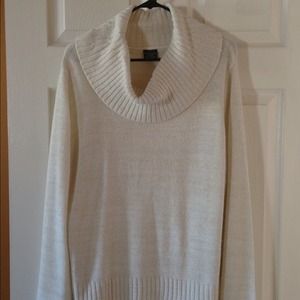 🔴REDUCED🔴Off White w/ Gold Knit Sweater Sz XXL