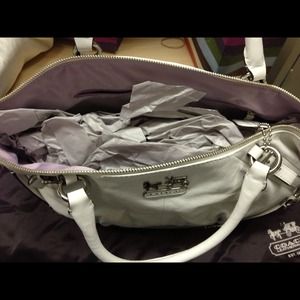 White leather NEW Sophia coach