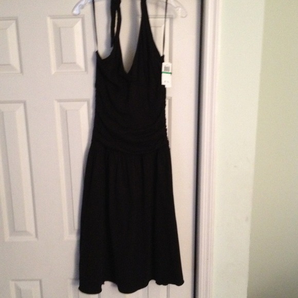 Black halter dress, Velvet BRAND, 100% cotton
