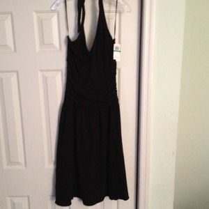 Black halter dress, Velvet BRAND, 100% cotton