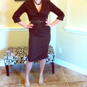 Brown suit size large