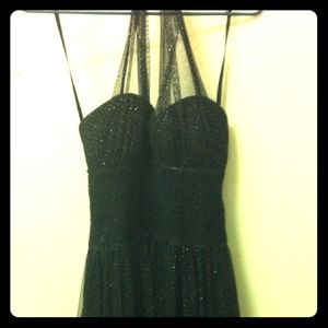 "Starry night" Tea length formal dress