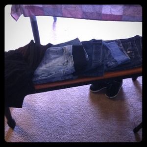 2 pairs of maternity slacks sz large