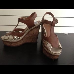 ⭐Sold In Bundle⭐ Brown and Gold Wedges