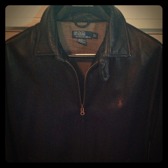 Polo leather Jacket
