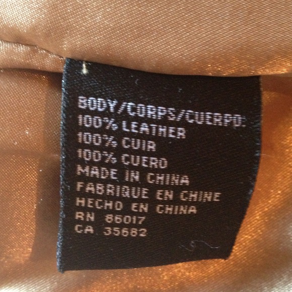 Bebe camel leather belted blazer - Picture 3 of 3