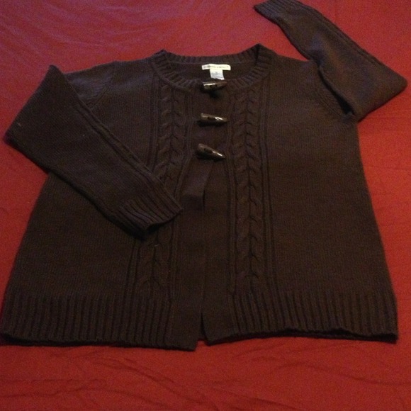 Classic brown Reference Point cardigan - Picture 1 of 2