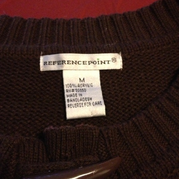 Classic brown Reference Point cardigan - Picture 2 of 2
