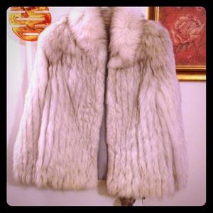 ❄🔆Saga silver fox fur coat🔆❄