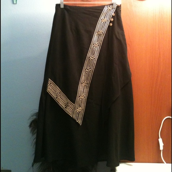 ❌Sold❌Tribal maxi skirt