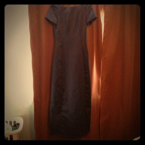 Long blue formal