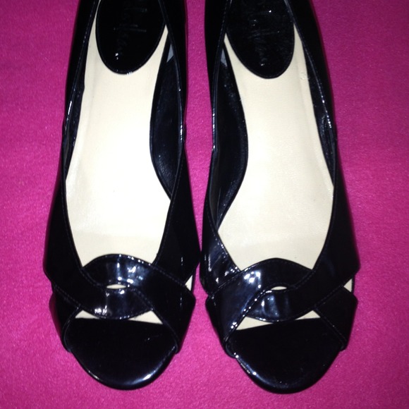 Cole Haan peep toe shoes