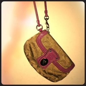 Slightly Used Coach Wristlet.