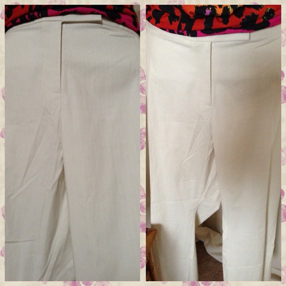 Off White Slacks 🐝 - Picture 2 of 4