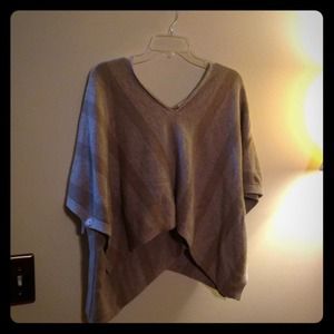 Khaki and Taupe Colored Flowy Sweater