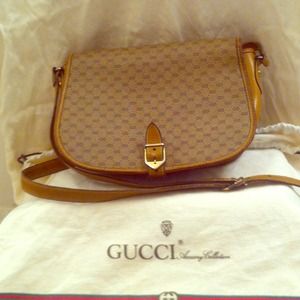 RESERVED   Vintage Gucci flap shoulder bag