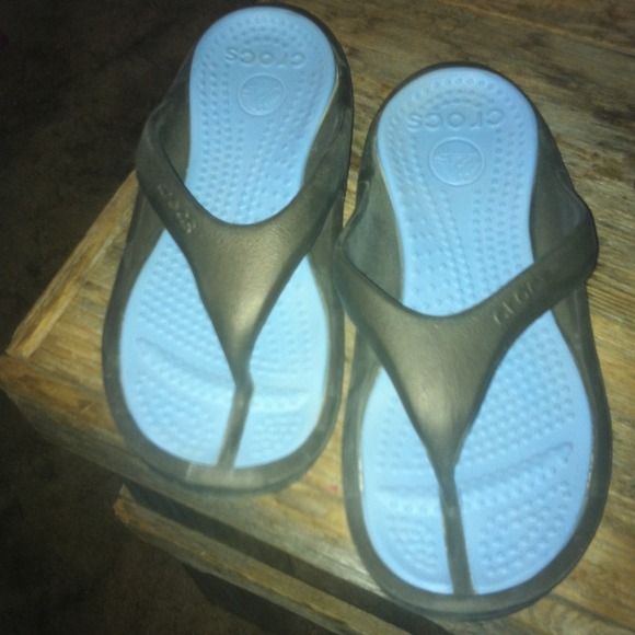 RESERVED Croc's Athens style sandals