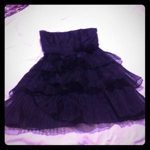 Black cocktail dress