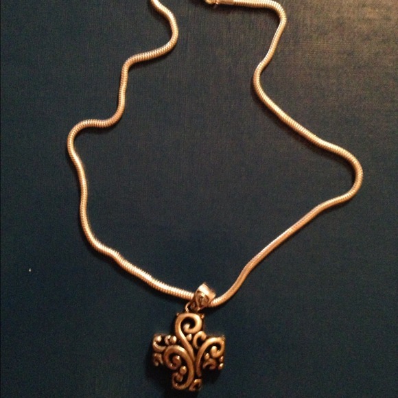 **SOLD**Beautiful sterling silver cord with charm!