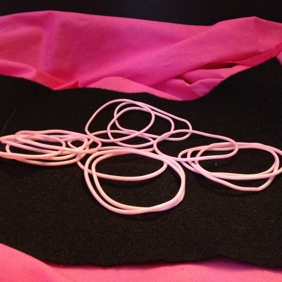 Jewelry Pink Rubber Bracelets Breast Cancer Awareness Poshmark