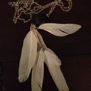 Feather necklace