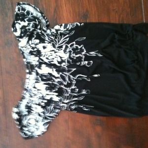 Black and white shirt