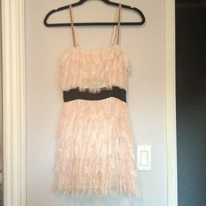 Pink Lace Cocktail Dress