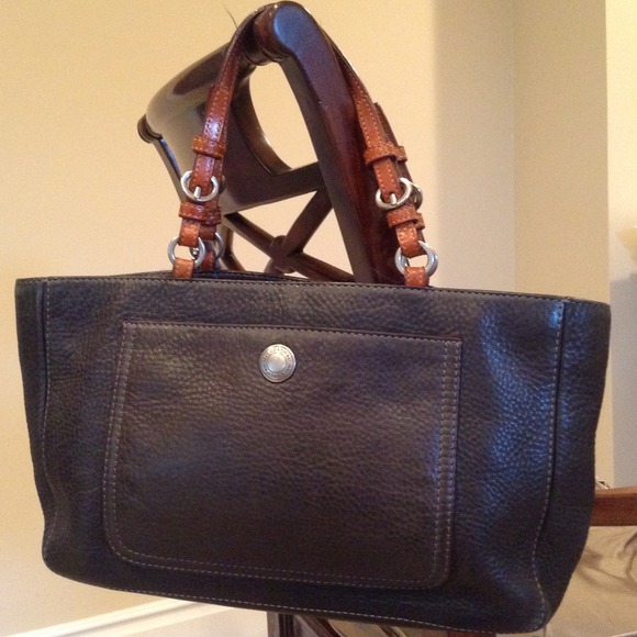 Coach Handbags - Authentic Coach Chelsea Black Pebbled Leather Tote