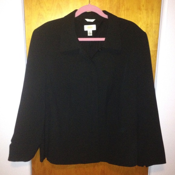 SOLD Talbots Black Jacket 18W