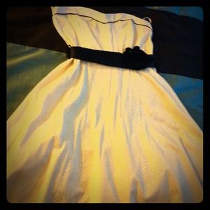 Strapless Flare Party Dress