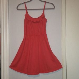 Petite Coral Strappy Dress