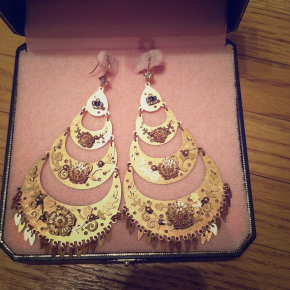 Authentic Juicy Couture Chandelier Earrings