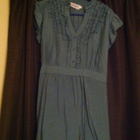 Teal sleeveless shirt by blu pepper sz 2X