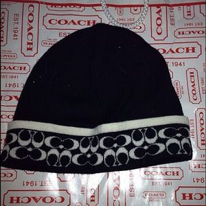 Coach beanie hat