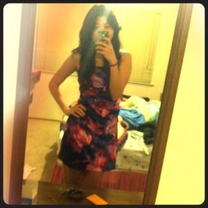 Deep purple shades dress