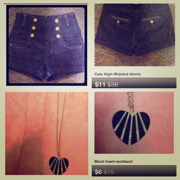 ❌TRADE❌@nessag Bundle! Shorts & necklace
