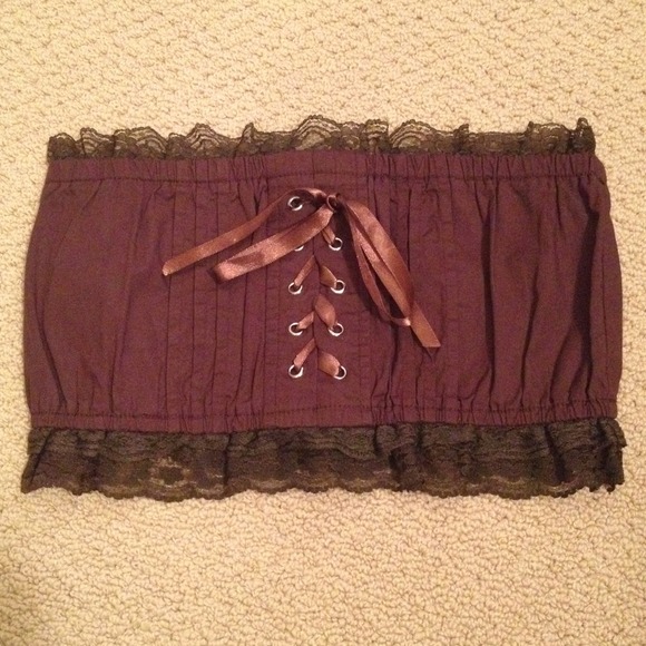 Tops - SOLD@kbanas bundle Brown Bandeau