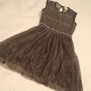 Anthropologie lace and tulle dress sz.M