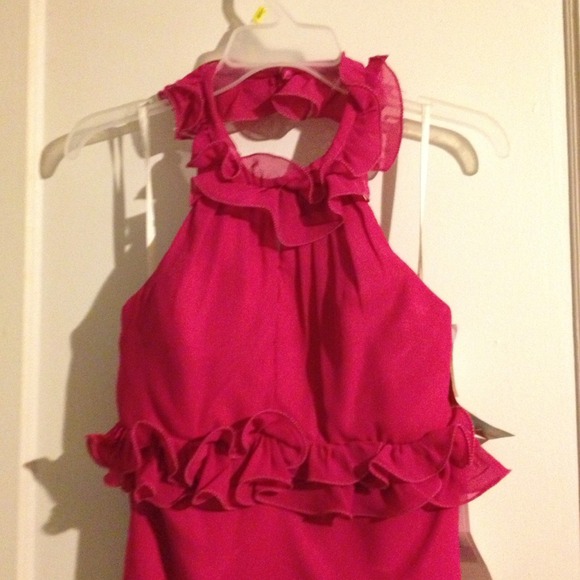 Pink Badgley Mischka dress⬇